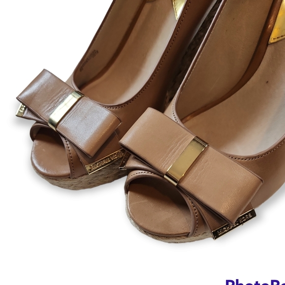 Michael Kors Wedge Heel Open Toe size 8 - Picture 3 of 4